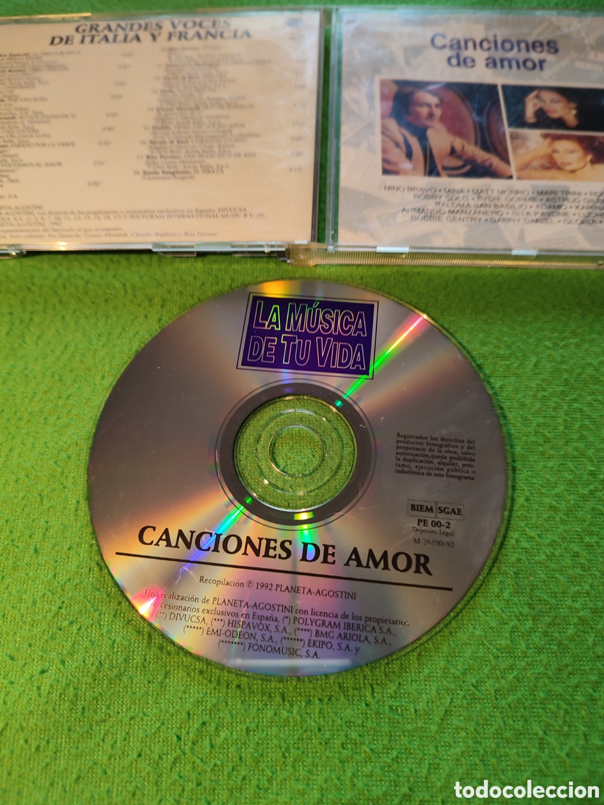 CDs de m&uacute;sica: Canciones de amor - Varios - Foto 2