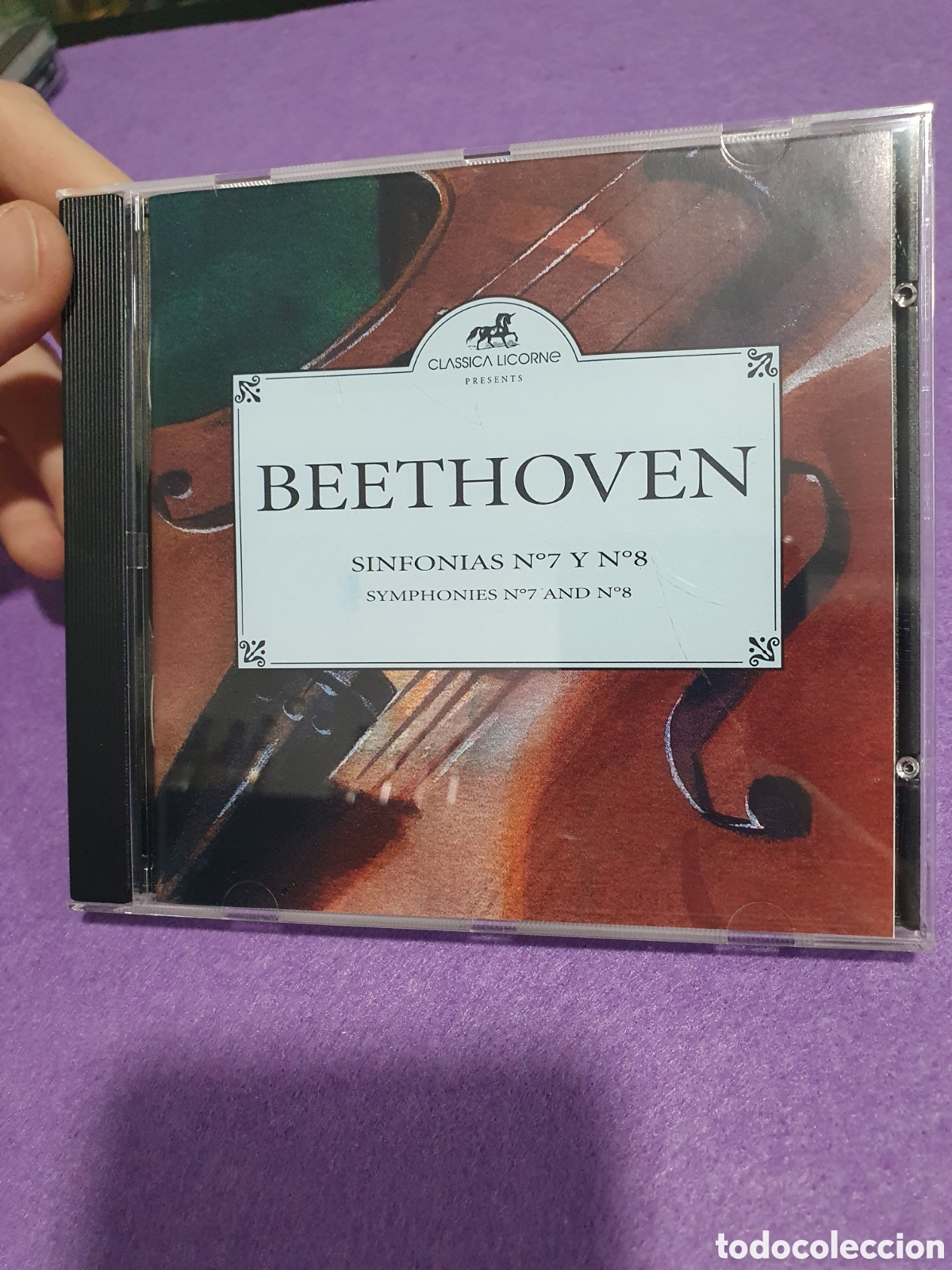 CDs de m&uacute;sica: CD. Beethoven. Sinfon&iacute;as 7 y 8. (L41) - Foto 1
