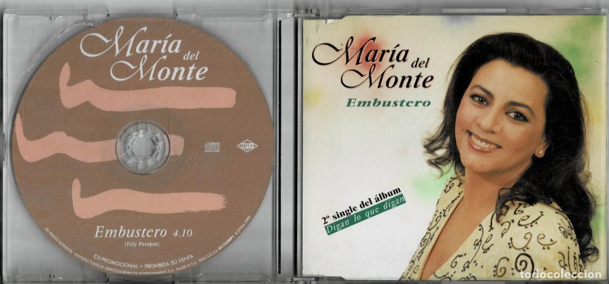 CDs de m&uacute;sica: MARIA DEL MONTE EMBUSTERO. CD-SINGLE-96 - Foto 1