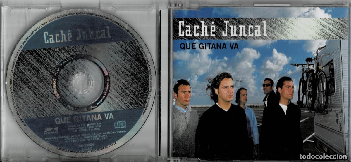 CDs de m&uacute;sica: CACHE JUNCAL QUE GITANA VA. CD-SINGLE-100 - Foto 1