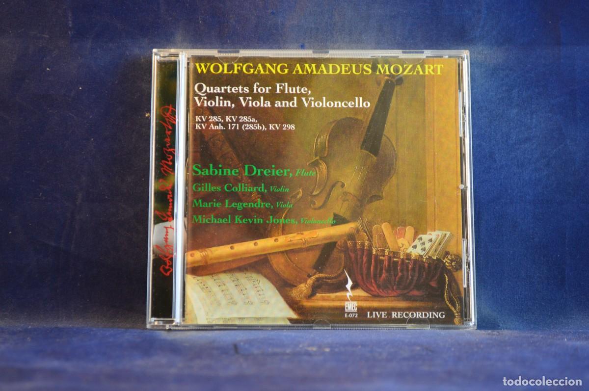 CDs de m&uacute;sica: MOZART - FLUTE QUARTETS - SABINE DREIER - CD - Foto 1