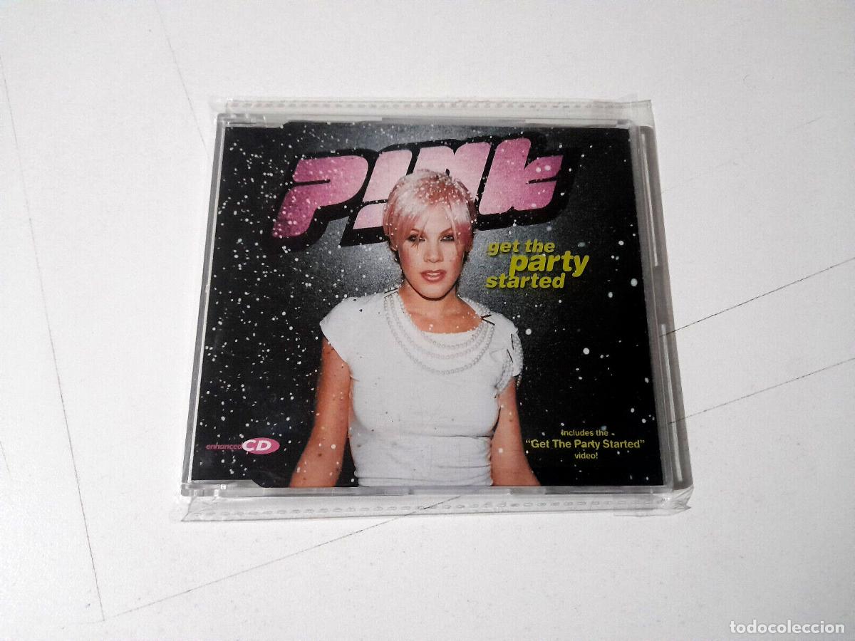 CDs de m&uacute;sica: PINK &rdquo;GET THE PARTY STARTED&rdquo; CD SINGLE 4 TRACKS - Foto 1