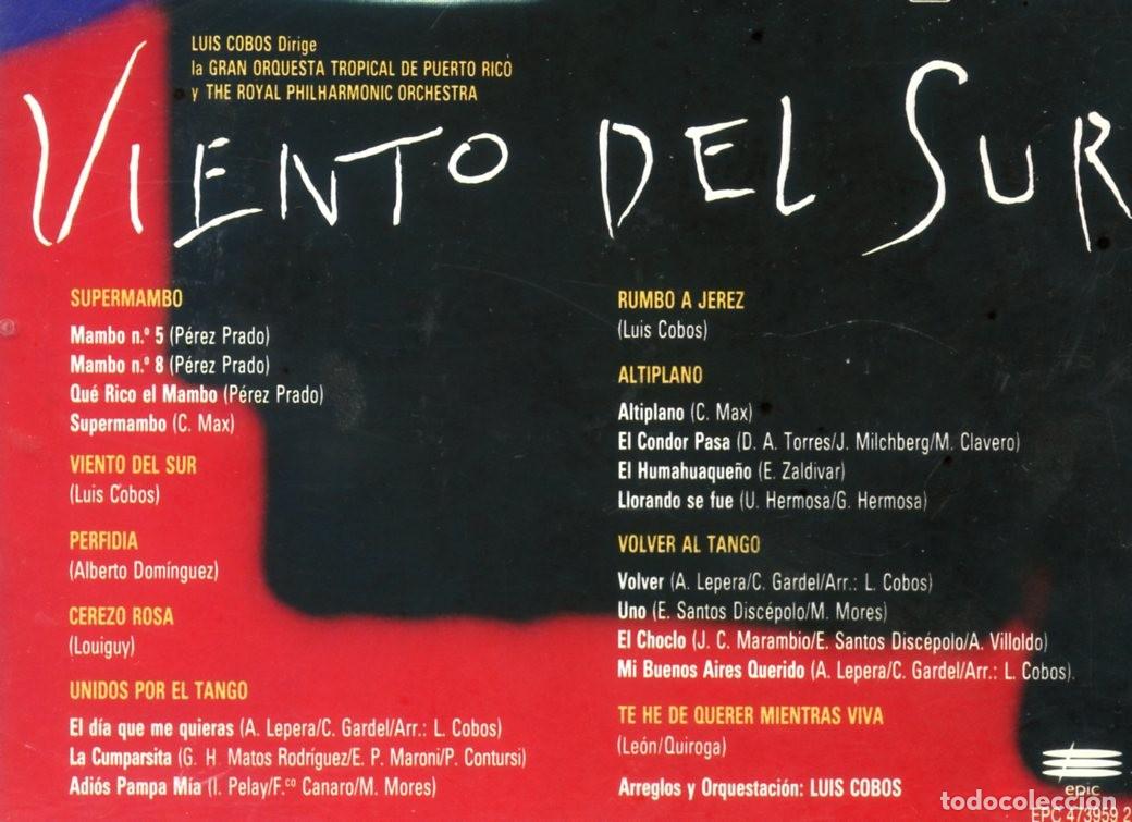CDs de m&uacute;sica: LUIS COBOS. VIENTOS DEL SUR. - Foto 2