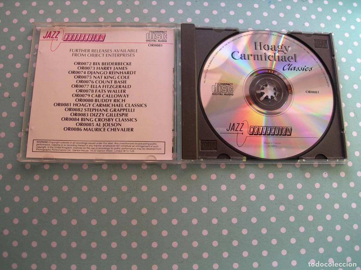 CDs de m&uacute;sica: HOAGY CARMICHAEL / CLASSICS / CD / 16 TEMAS / JAZZ / COLECCI&Oacute;N PARTICULAR - Foto 2