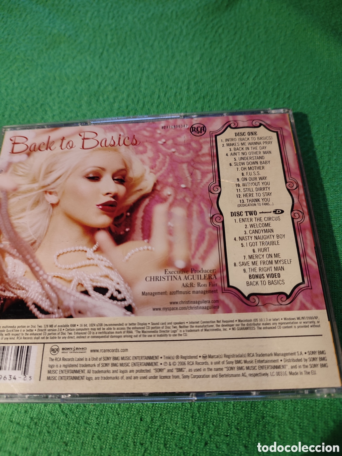 CDs de m&uacute;sica: Cristina Aguilera - Back to B&aacute;sic 2 CDs - Foto 3