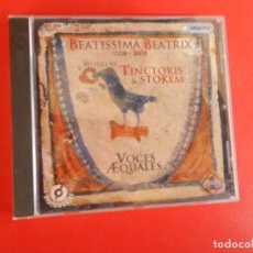CDs de Música: BEATITISSIMA BEATRIX - TINCTORIS & STOKEM - VOCES AQUALES - CD