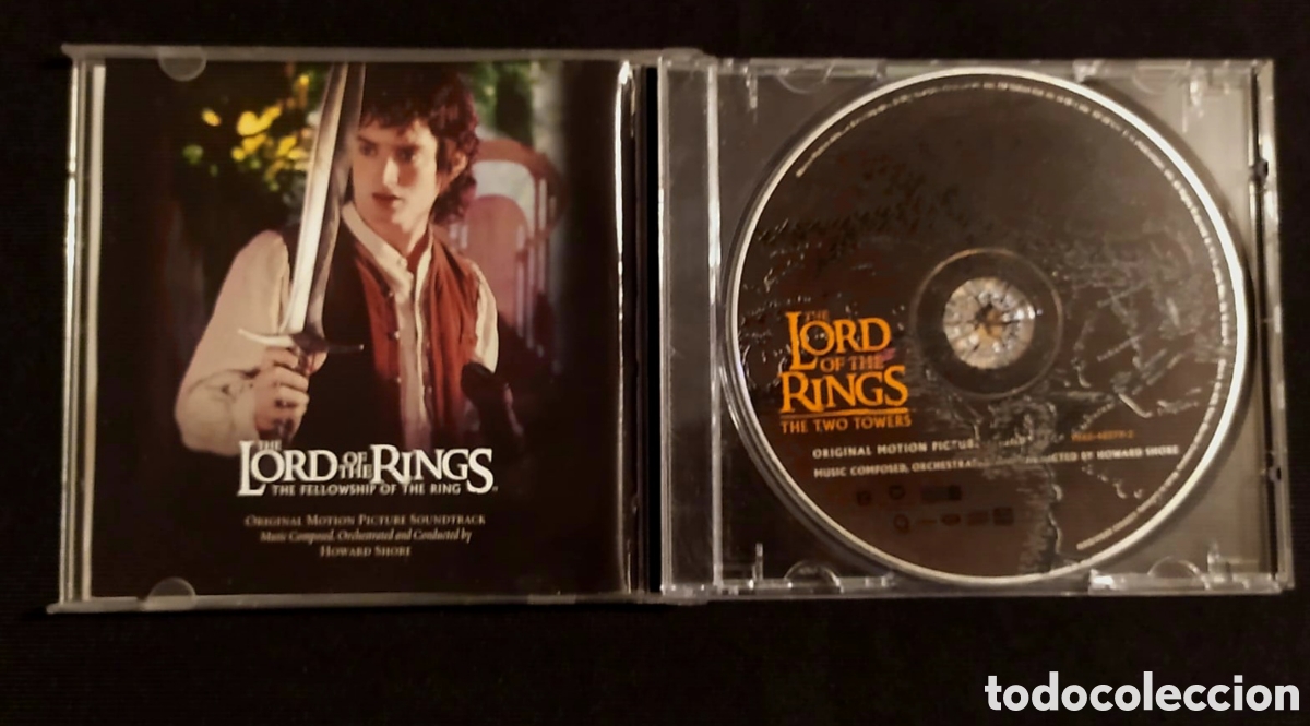 CDs de m&uacute;sica: B.S.O EL SE&Ntilde;OR DE LOS ANILLOS. LAS DOS TORRES - Foto 2