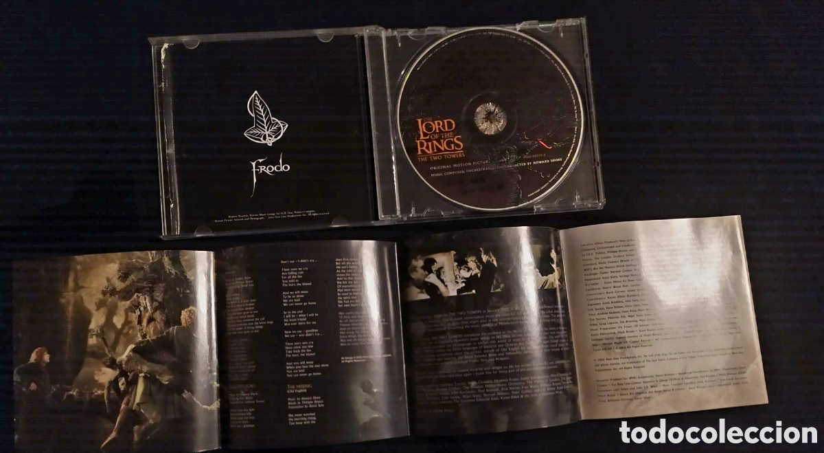 CDs de m&uacute;sica: B.S.O EL SE&Ntilde;OR DE LOS ANILLOS. LAS DOS TORRES - Foto 4