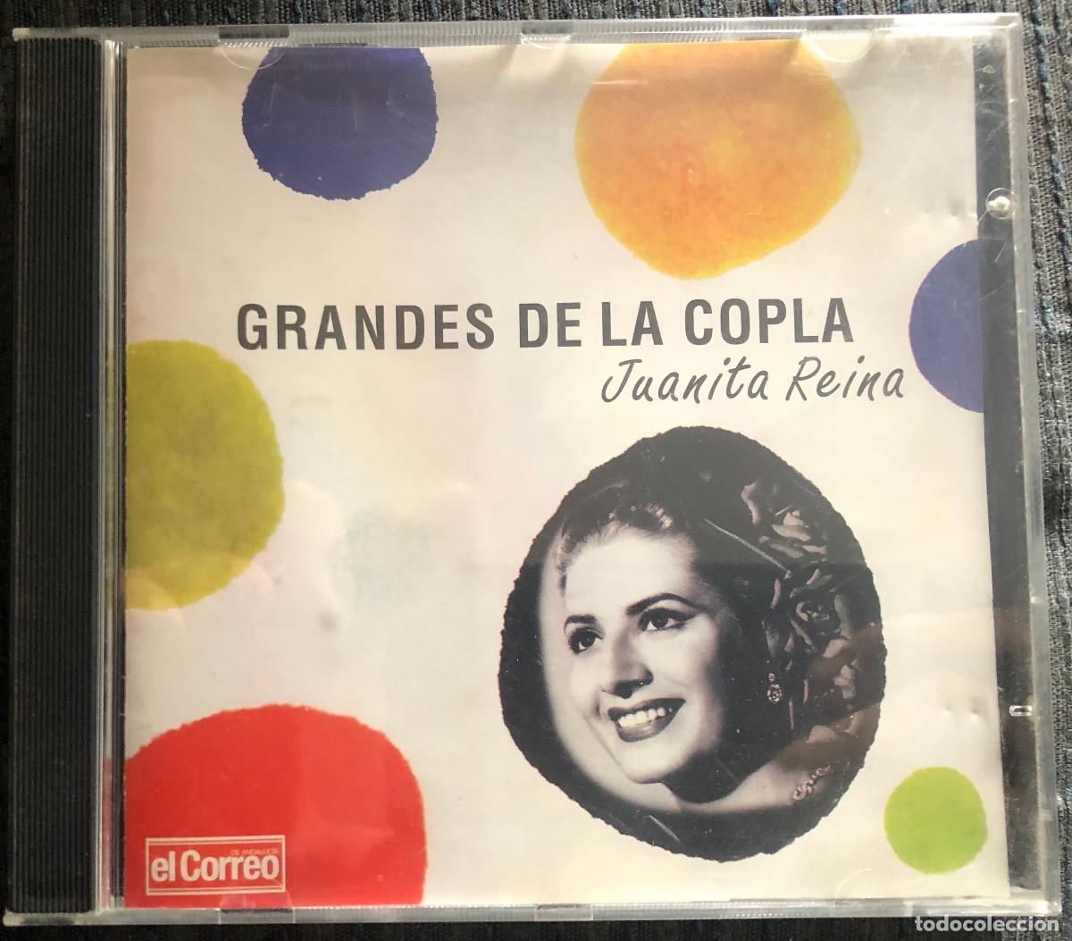 Musik-CDs: 'Grandes de la copla', de Juanita Reina. &Eacute;xitos. 2002. Cal&eacute; Records. 16 temas. Buen estado.