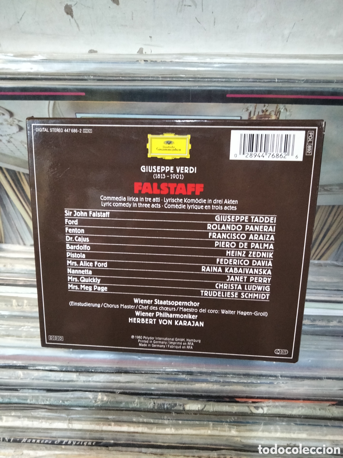 CDs de m&uacute;sica: Giuseppe Verdi falstaff 2 cds y libreto - Foto 2