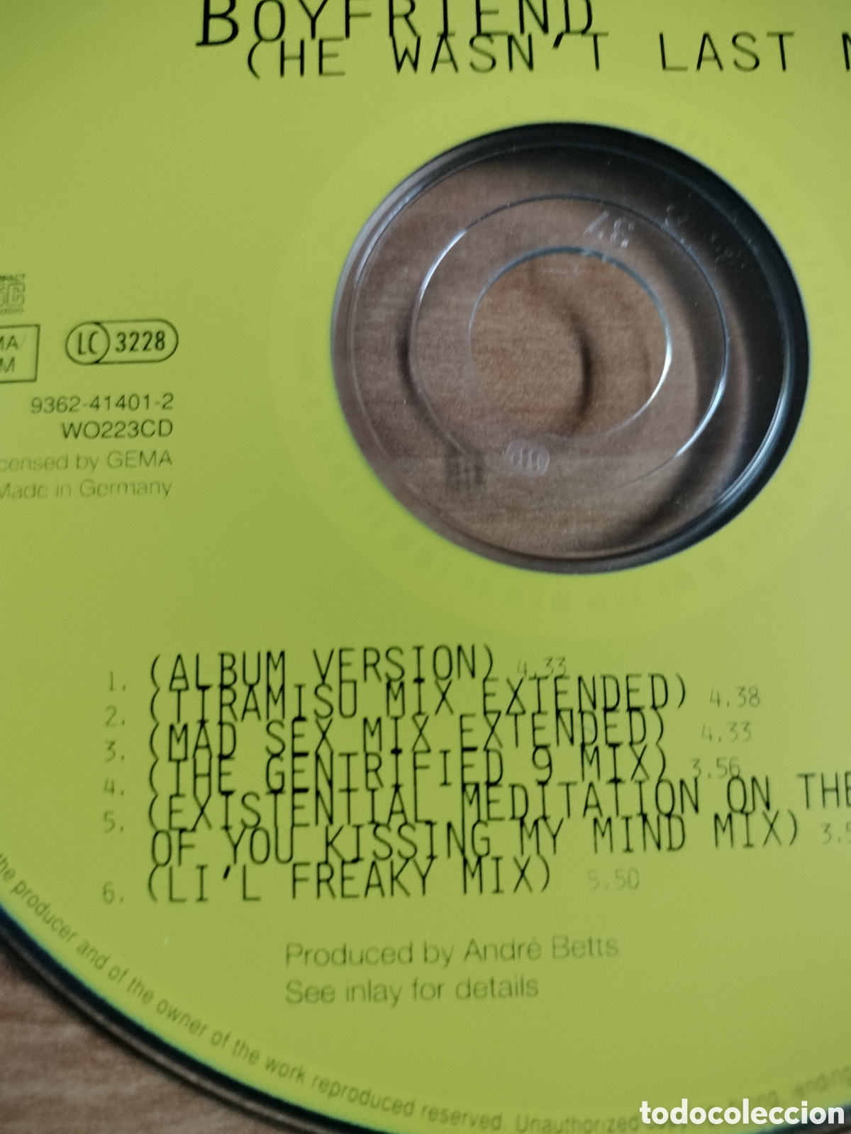 CDs de m&uacute;sica: Meshell NdegeOcello - CD single 6 versiones de 1 canci&oacute;n - Foto 2