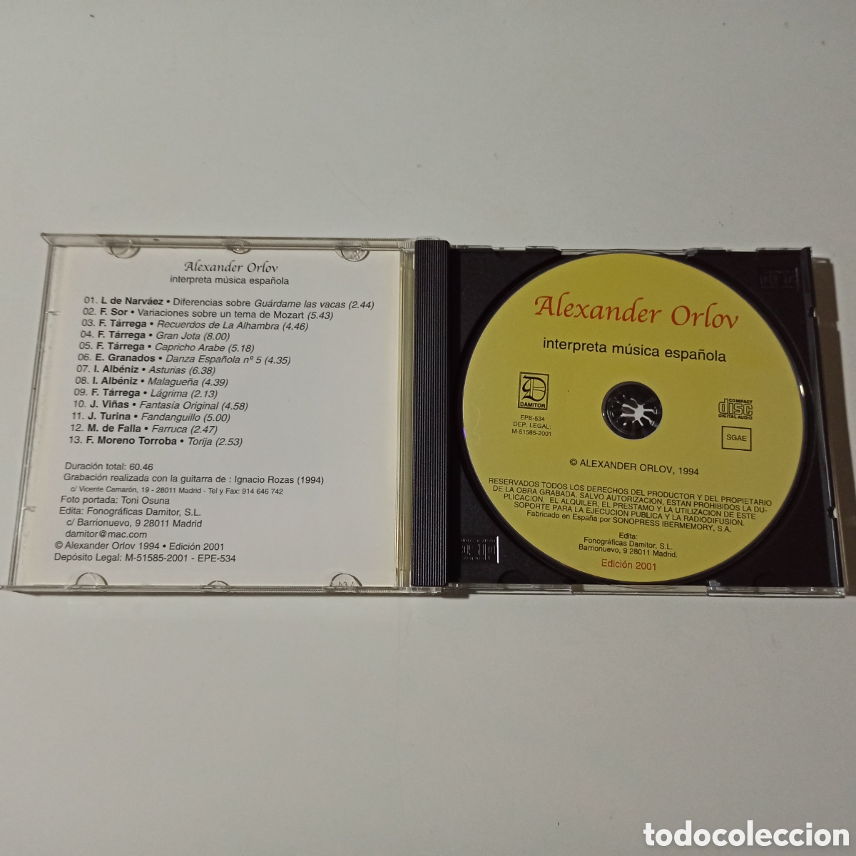 CDs de m&uacute;sica: Alexander Orlov - Alhambra (CD, Album) - Foto 2