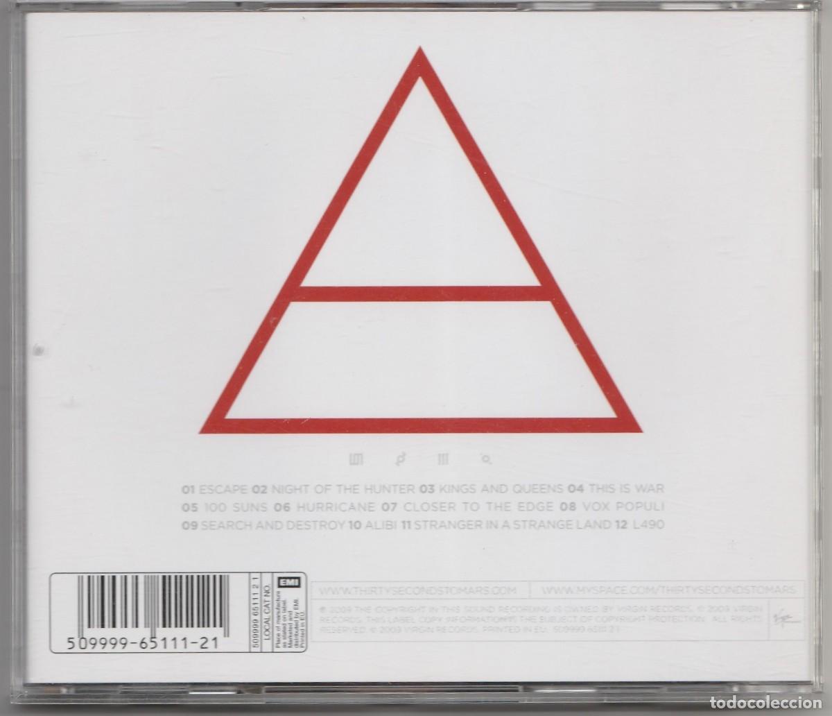 CDs de m&uacute;sica: CD - THIRTY SECOND TO MARS - THIS IS WAR - Foto 2