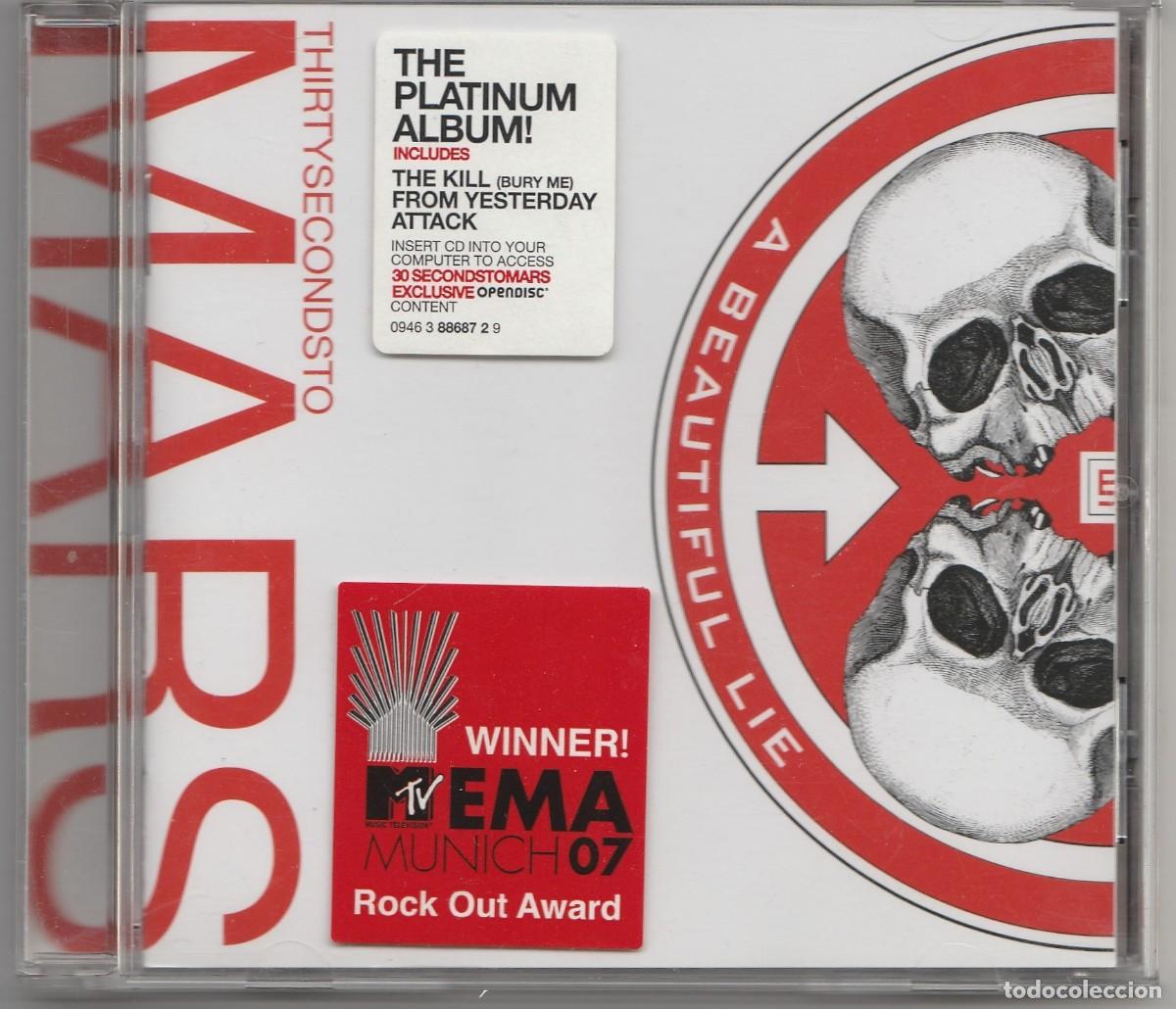 CDs de m&uacute;sica: CD - THIRTY SECOND TO MARS - A BEAUTIFUL LIE - Foto 1
