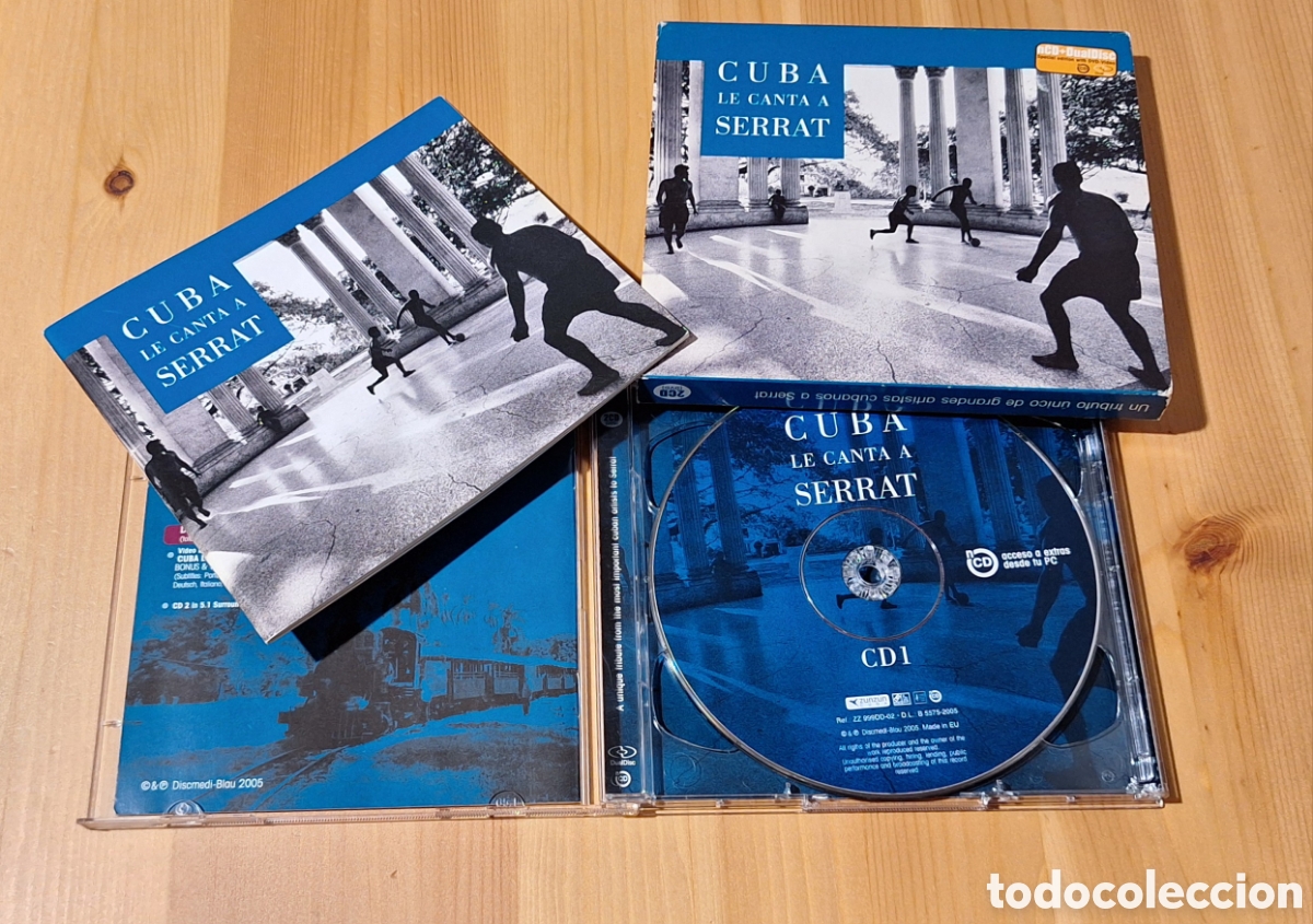 CDs de m&uacute;sica: Cuba le canta a Serrat doble cd 2005 - Foto 4