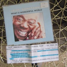 CDs de Música: LOUIS ARMSTRONG - WHAT A WONDERFUL WORLD - CD SINGLE CADENA 100