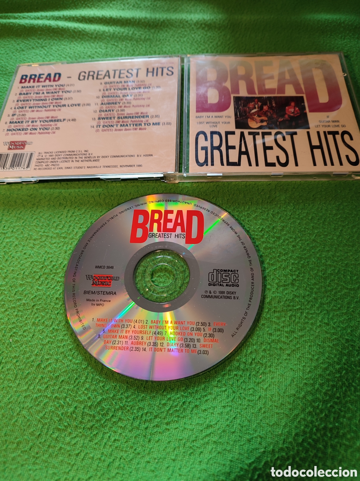 CDs de m&uacute;sica: Bread - Greatest hits - Foto 2