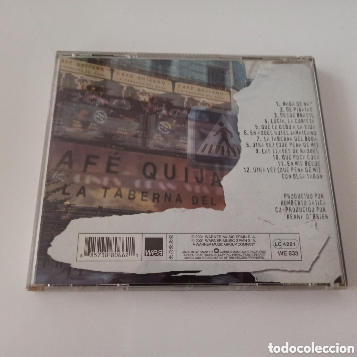 CDs de m&uacute;sica: Caf&eacute; Quijano - La Taberna Del Buda (CD, Album) - Foto 3