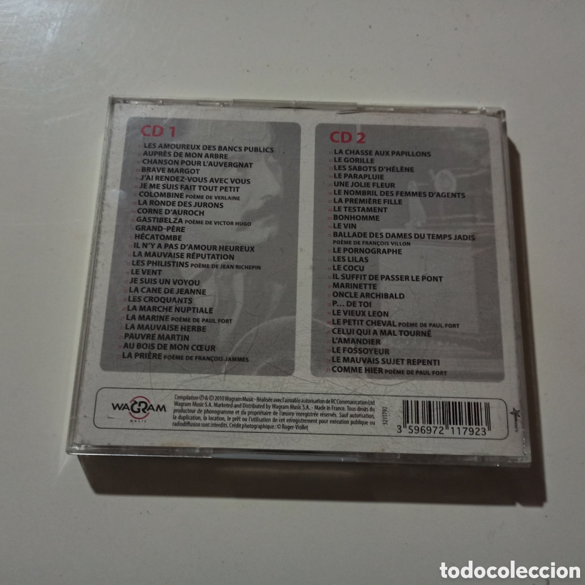 CDs de m&uacute;sica: Georges Brassens - Georges Brassens (2xCD, Comp) - Foto 4
