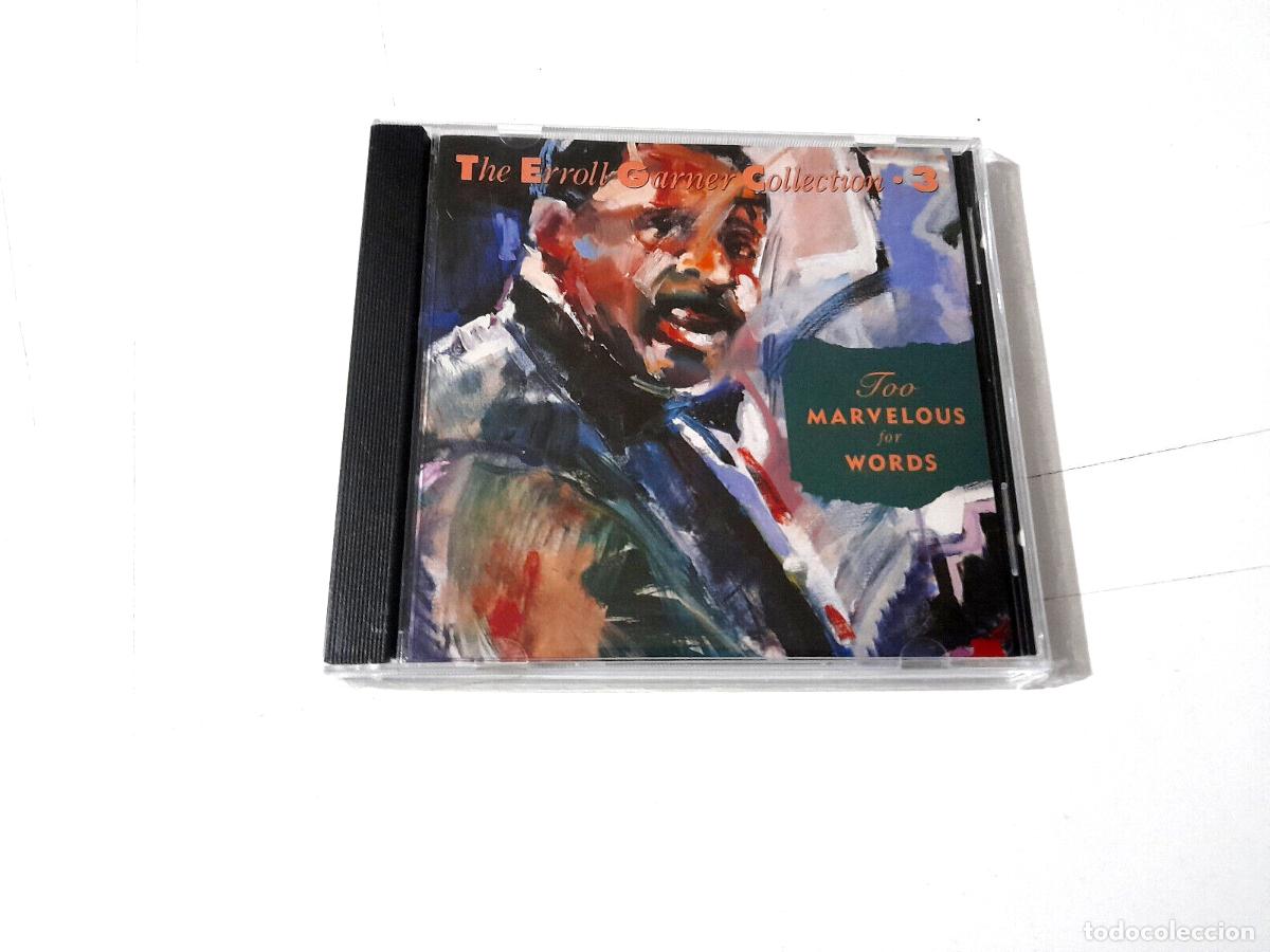 CDs de m&uacute;sica: ERROL GARNER &rdquo;TOO MARVELOUS FOR WORDS&rdquo; CD 14 TRACKS - Foto 1
