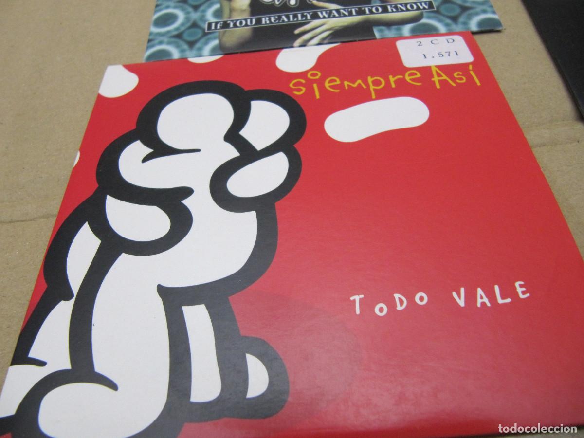 CDs de m&uacute;sica: SIEMPRE ASI - TODO VALE ( CD SINGLE ) - Foto 1