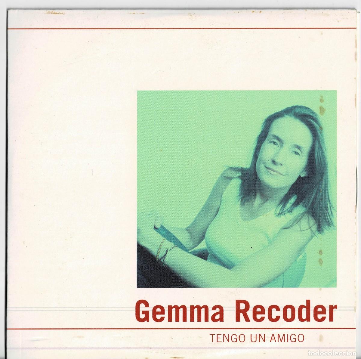 CDs de m&uacute;sica: GEMMA RECODER TENGO UN AMIGO. CD-SINGLE-155 - Foto 1