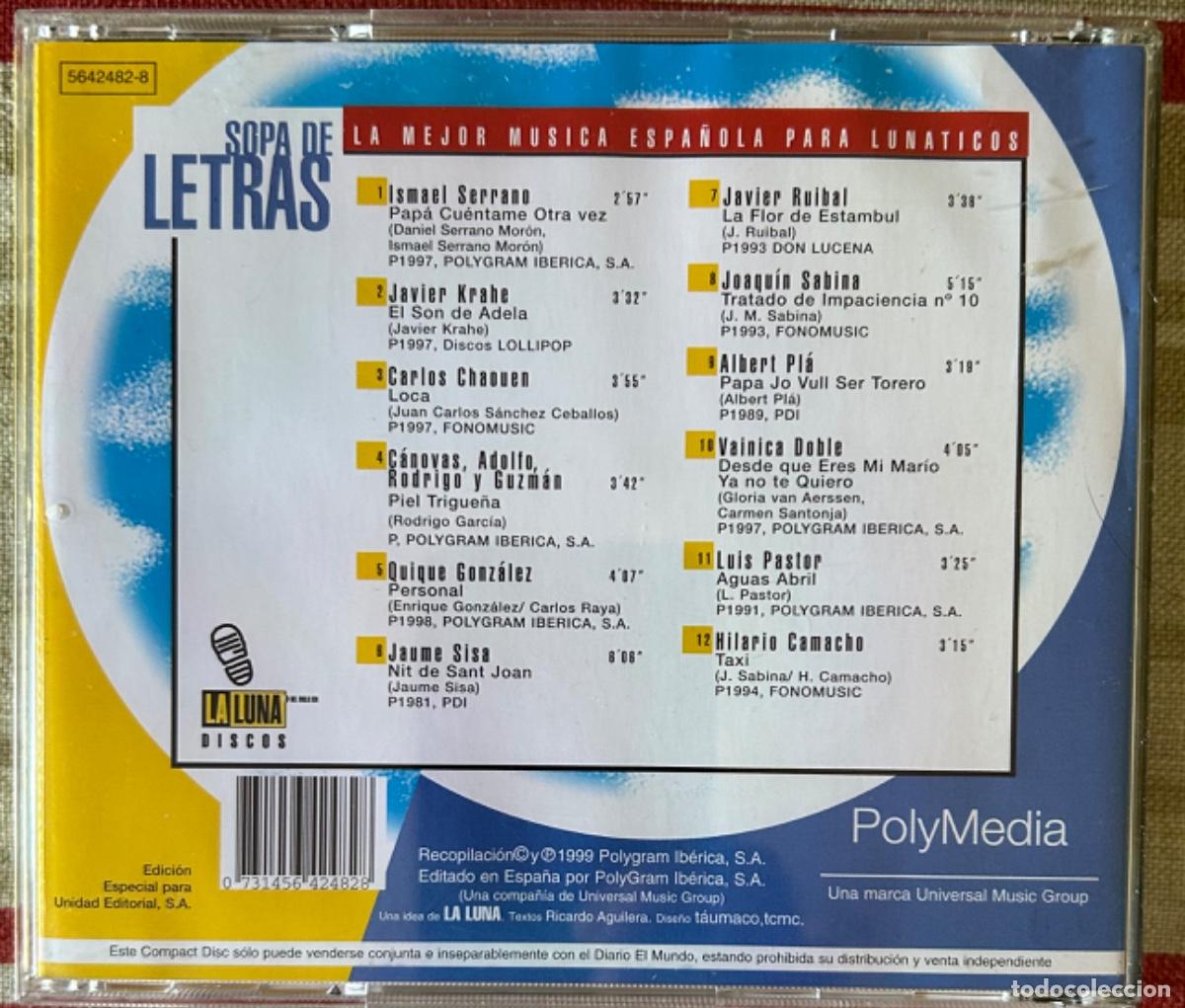 CDs de m&uacute;sica: Joaqu&iacute;n Sabina, Krahe, Ruibal&hellip; - Foto 2