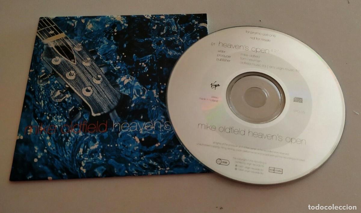 CDs de m&uacute;sica: MIKE OLDFIELD Heavens Open CD Single PROMO 1994 Elements RARO - Foto 1