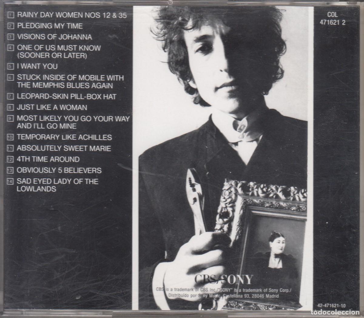 CDs de m&uacute;sica: BOB DYLAN. BLONDE ON BLONDE EDIC. ESPECIAL. CD. - Foto 2