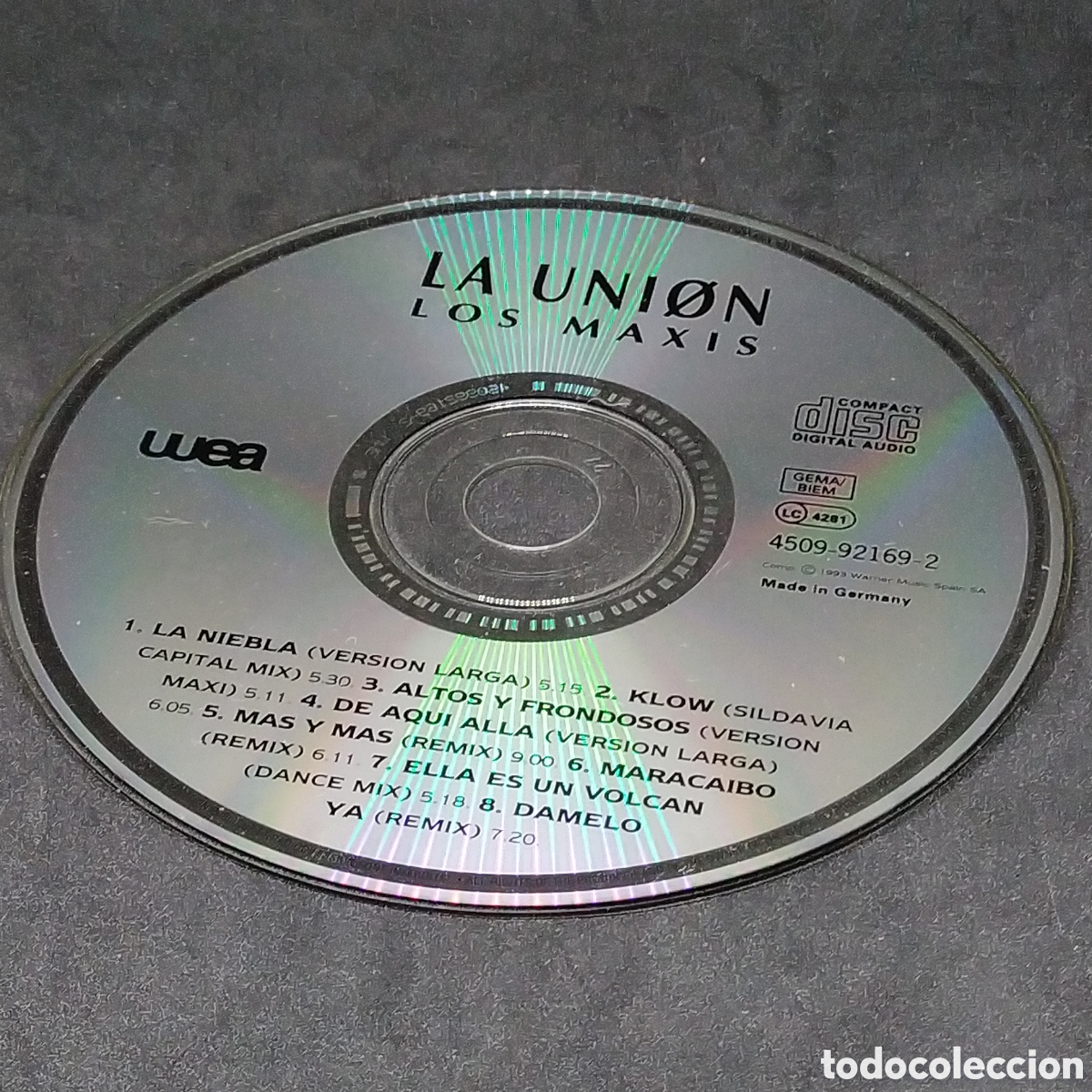 CDs de m&uacute;sica: LA UNI&Oacute;N - LOS MAXIS - CD - 1993 - DISCO VERIFICADO - Foto 6