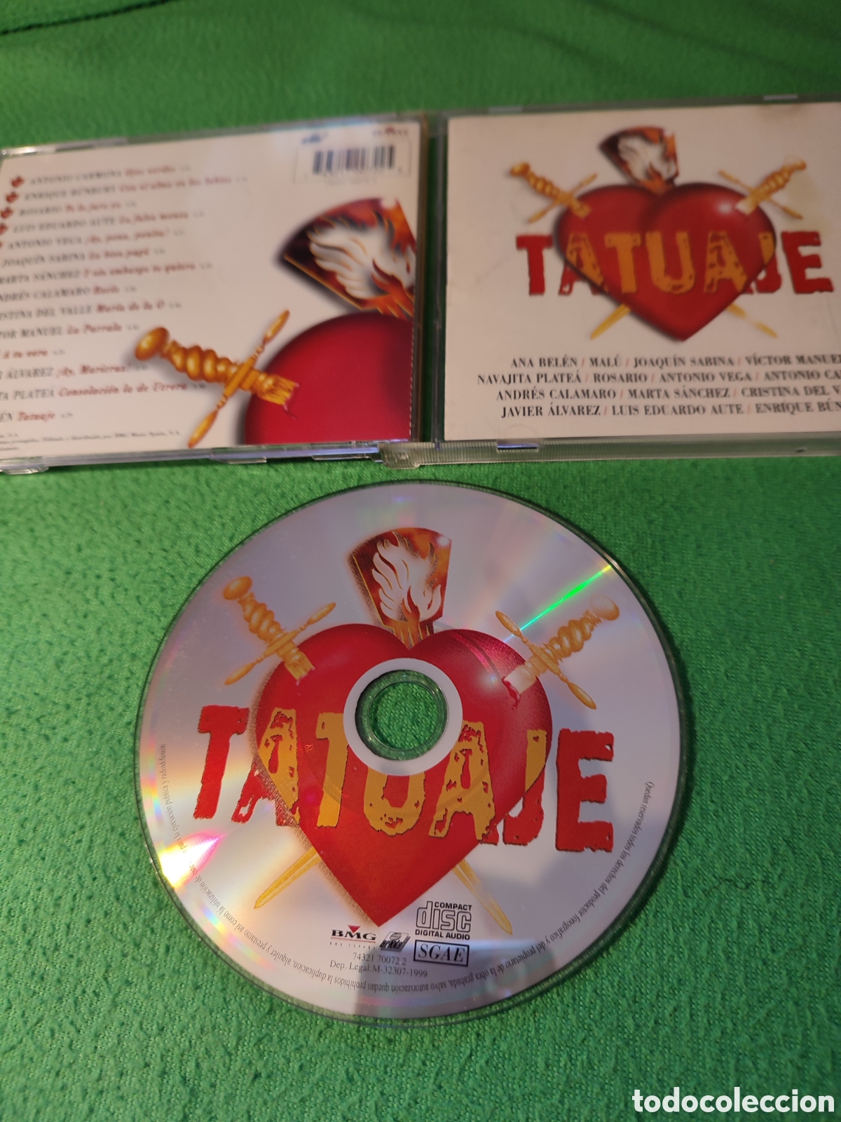CDs de m&uacute;sica: Tatuaje - Varios Edici&oacute;n 1999 - Foto 2