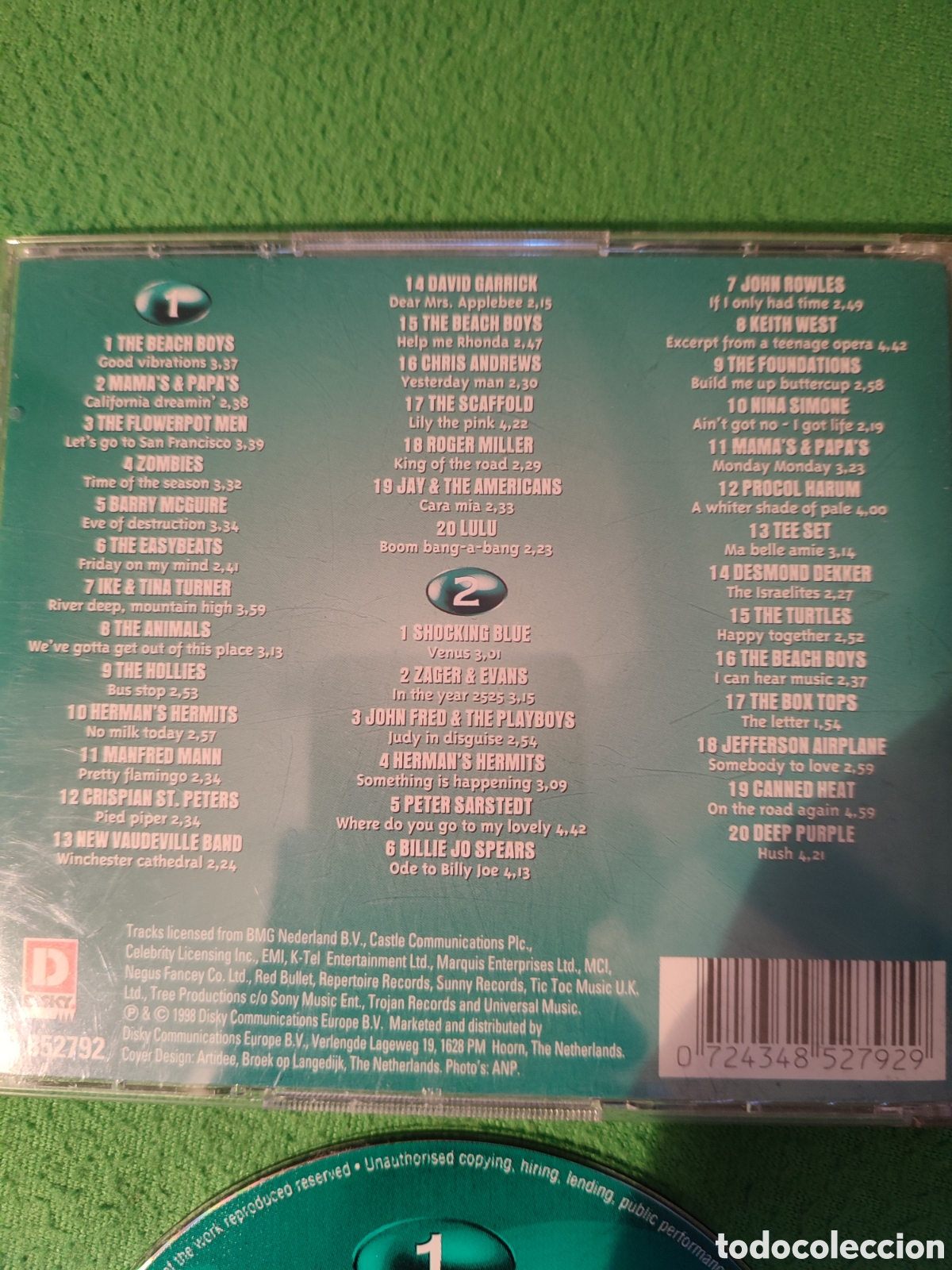 CDs de m&uacute;sica: Millenium 40 hits 1965-1969 - Foto 3
