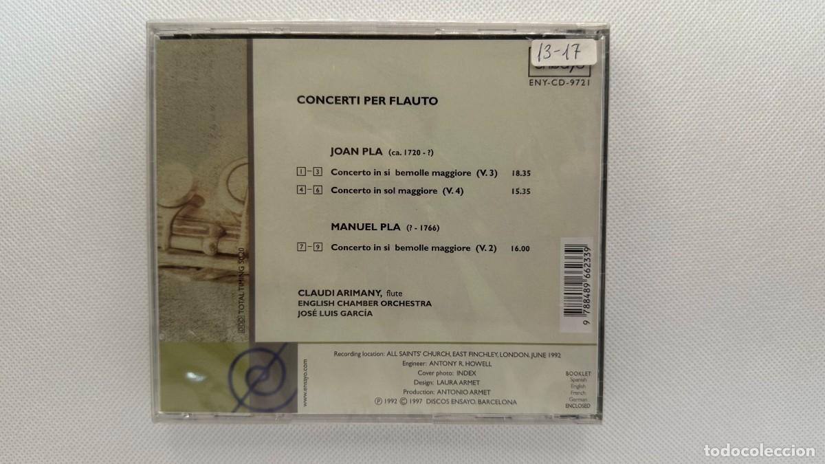 CDs de m&uacute;sica: Pla Concerti per Flauto - Foto 2