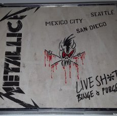 CDs de Música: 3 CD + 2 DVD - METALLICA - LIVE SHOT : BINGE AND PURGE - METALLICA - LIVE SH*T: BINGE & PURGE