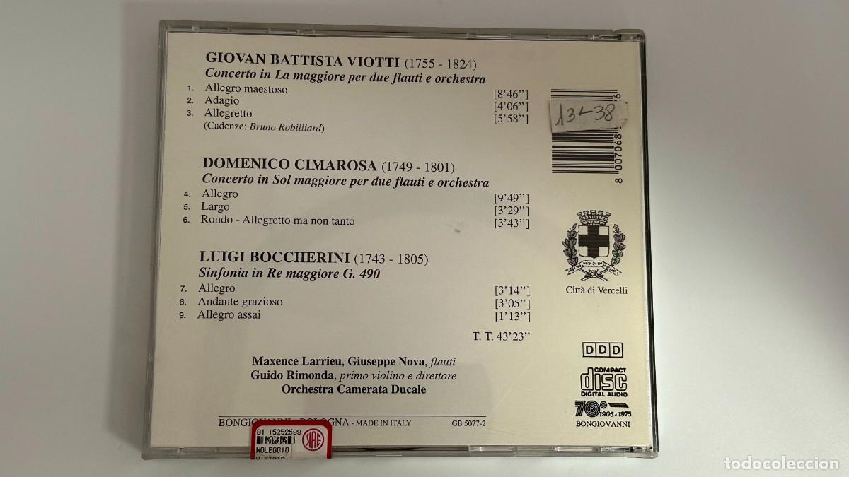 CDs de m&uacute;sica: Viotti - Cimarosa - Boccherini - Foto 2