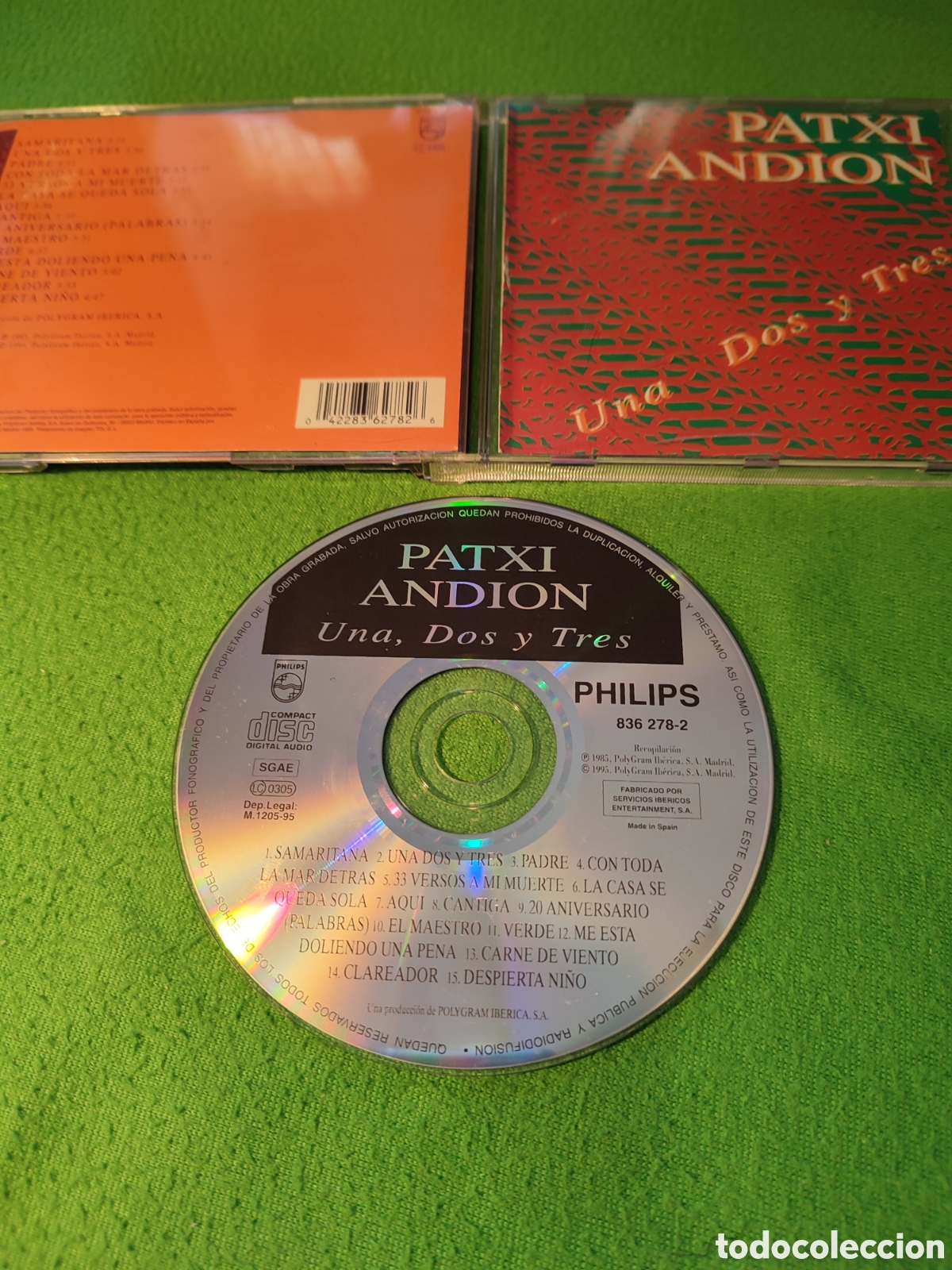 CDs de m&uacute;sica: Patxi Andion - Una, dos y tres - Foto 2