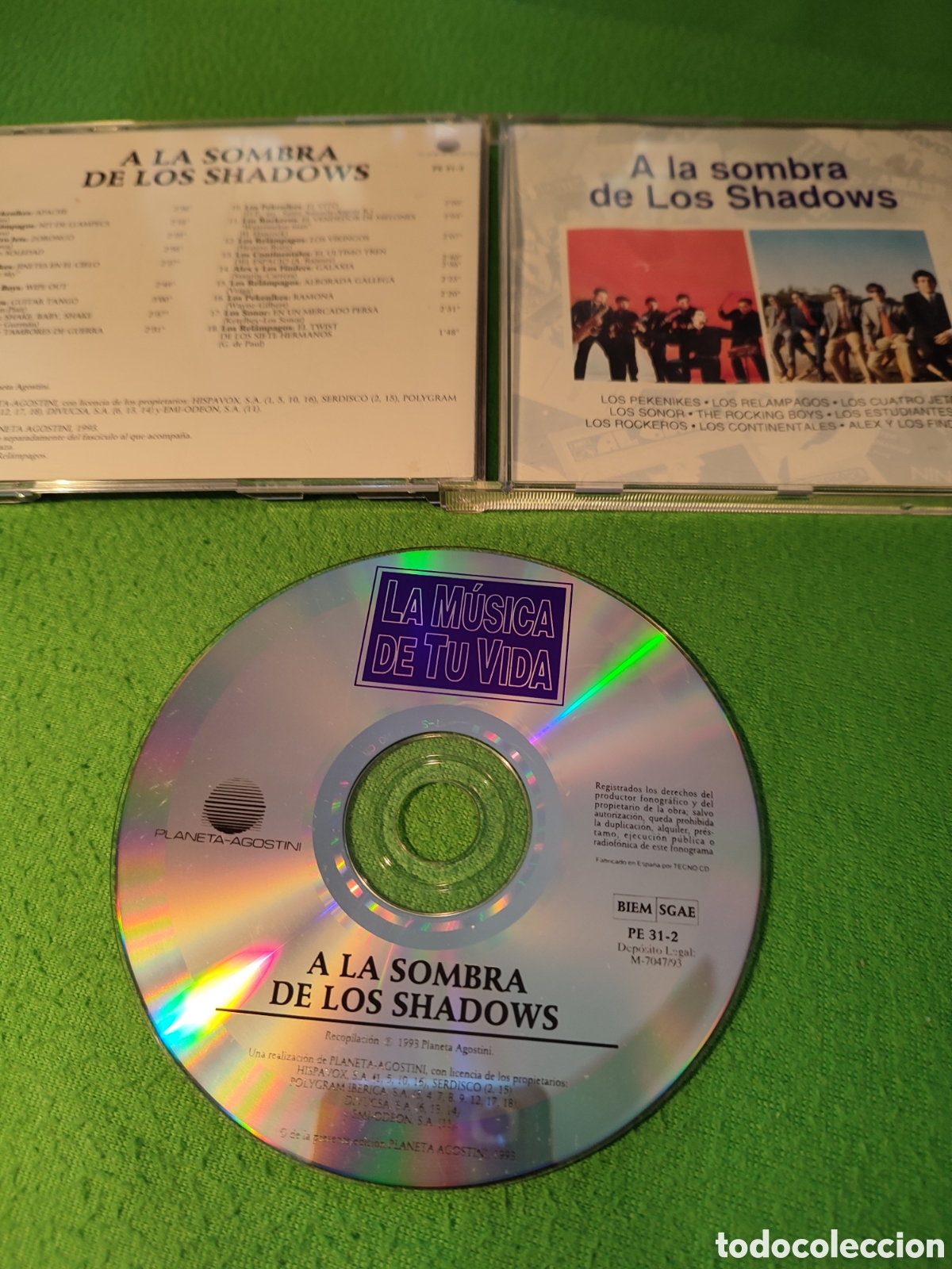 CDs de m&uacute;sica: A la sombra de Los Shadows - Varios - Foto 2