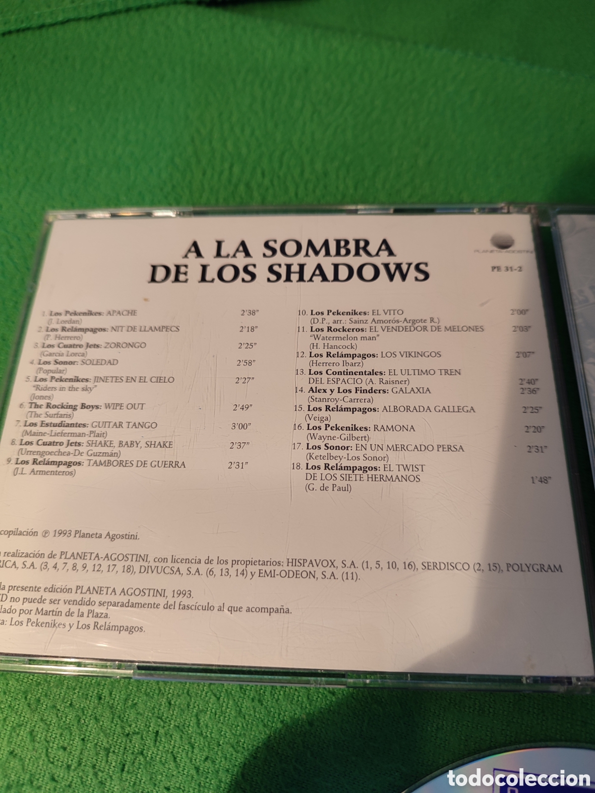 CDs de m&uacute;sica: A la sombra de Los Shadows - Varios - Foto 3