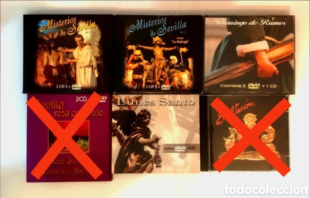 CDs de m&uacute;sica: CDs + DVDs Semana Santa