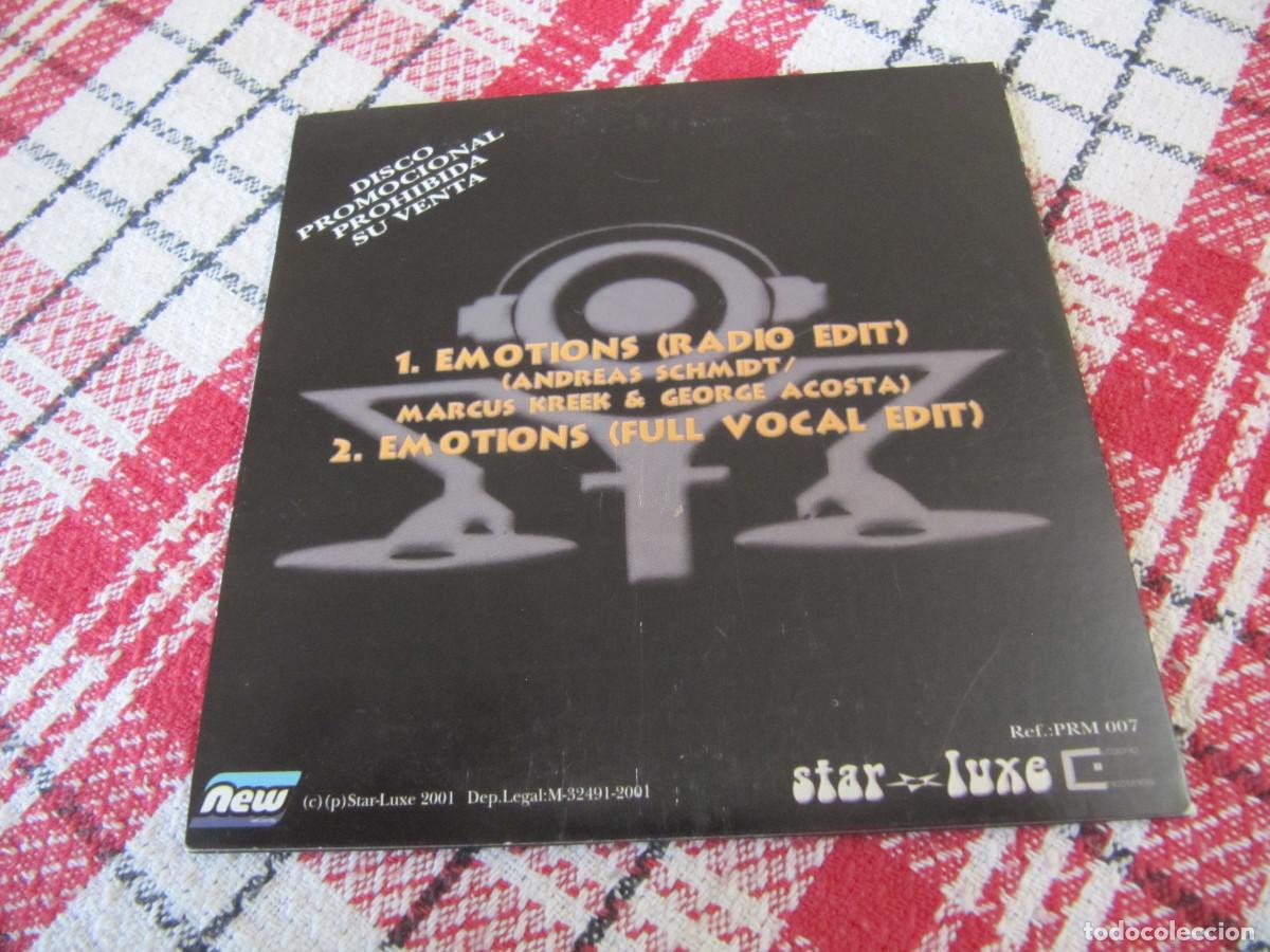 CDs de m&uacute;sica: DJ MARTA DJ SERIES EMOTIONS CD SINGLE 2 TEMAS - Foto 2