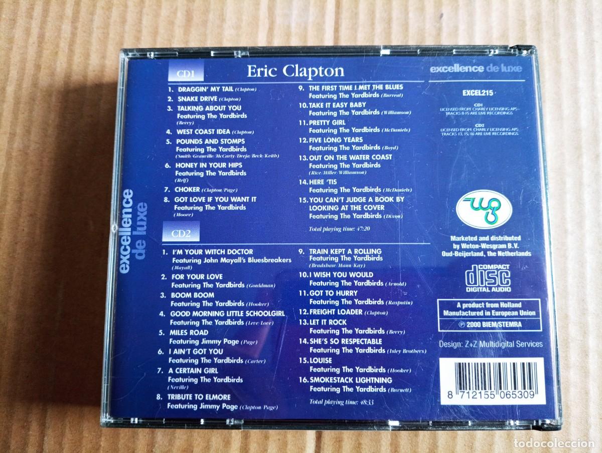 CDs de m&uacute;sica: ERIC CLAPTON - EXCELLENCE DE LUXE DOBLE CD BOX 2000 - Foto 4