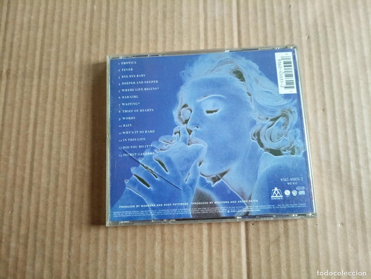 CDs de m&uacute;sica: MADONNA - EROTICA CD - Foto 3