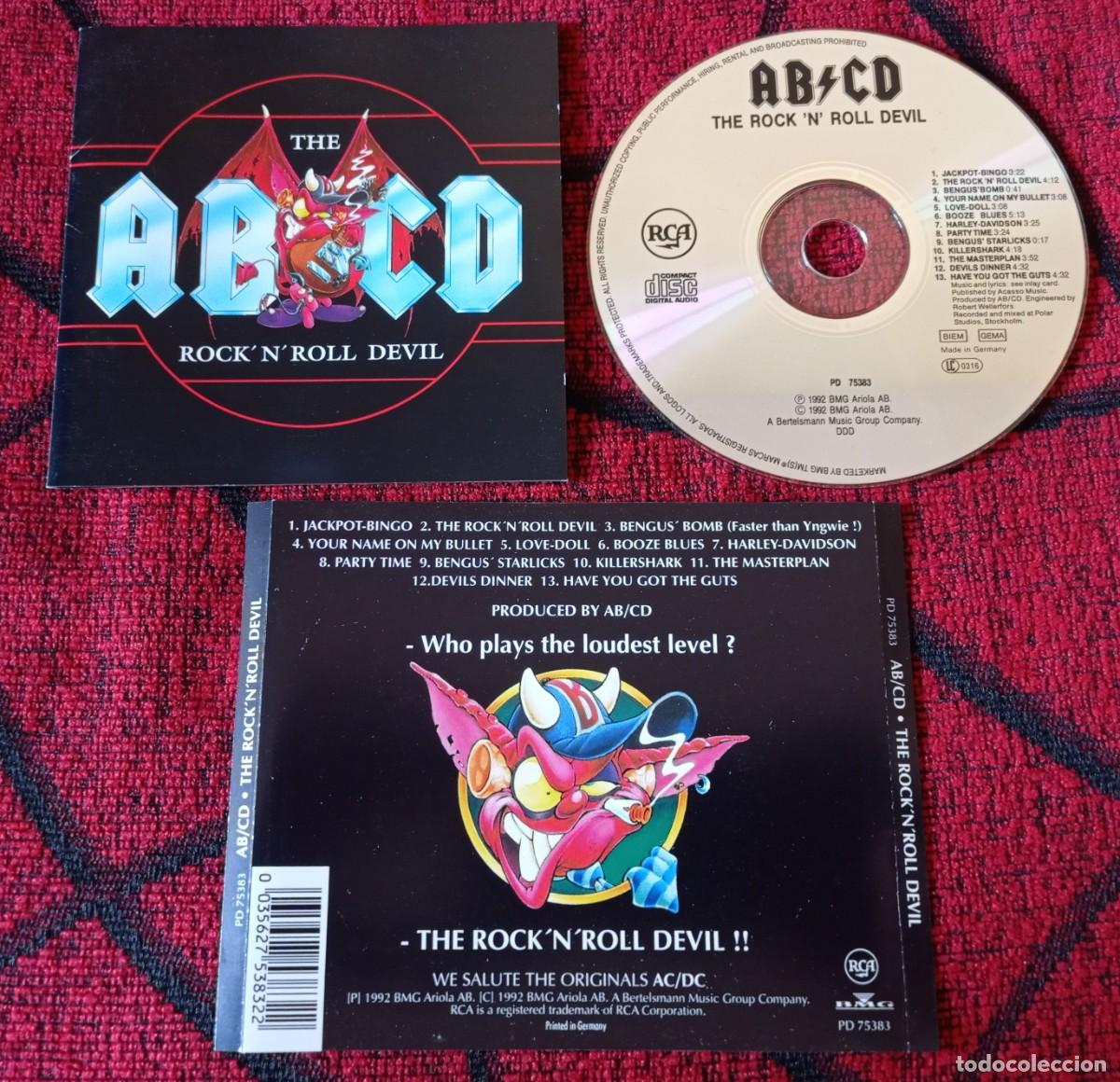 CDs de m&uacute;sica: AB / CD ** The Rock'n'roll Devil ** CD ORIGINAL 1992 ALEMANIA