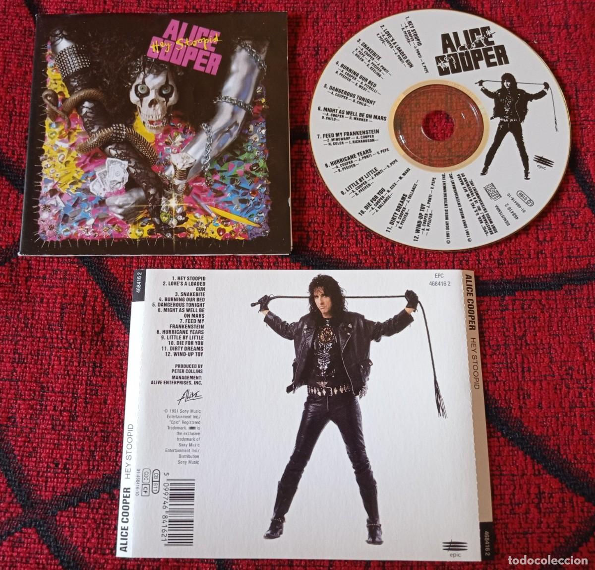 CDs de m&uacute;sica: ALICE COOPER ** Hey Stoopid ** CD ORIGINAL 1991 - Foto 1