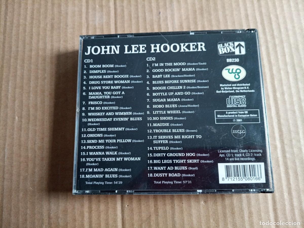 CDs de m&uacute;sica: JOHN LEE HOOKER - BOOM BOOM DOBLE CD BOX 2001 - Foto 4