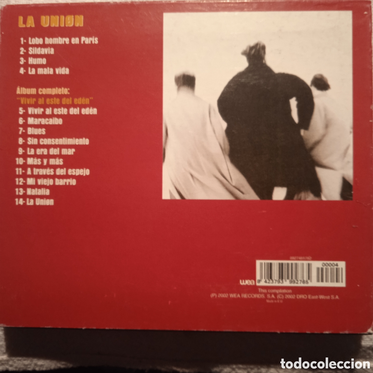 CDs de m&uacute;sica: La uni&oacute;n, vivir al este del Ed&eacute;n,2002 - Foto 2