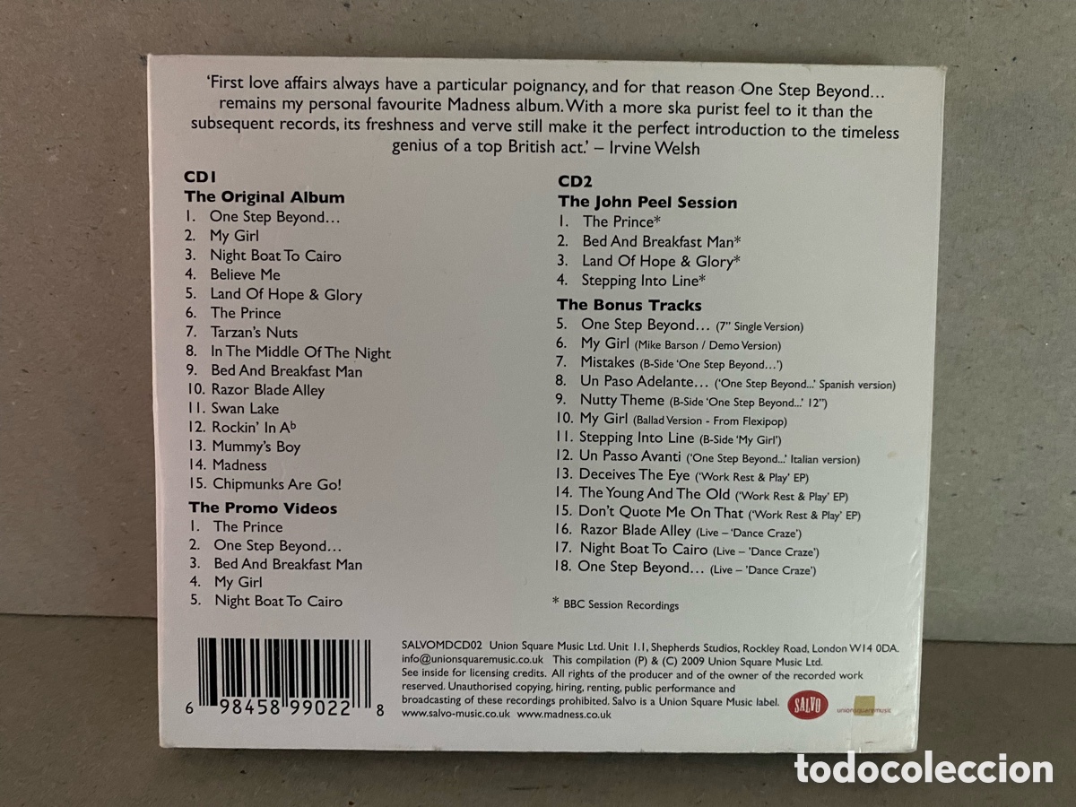 CDs de m&uacute;sica: Madness - One Step Beyond... (2xCD, Album) - Foto 2