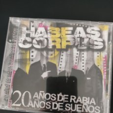 CDs de Música: CD HABEAS CORPUS. 20 AÑOS DE RABIA. DEF CON DOS, LUJURIA, EUKZ, MUGURUZA BETAGARRI KAOS URBANO, S.A.