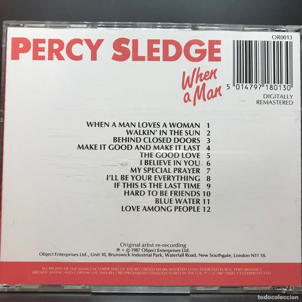 CDs de m&uacute;sica: Percy Sledge ● When A Man ● CD, Compilation, Remastered - Foto 3