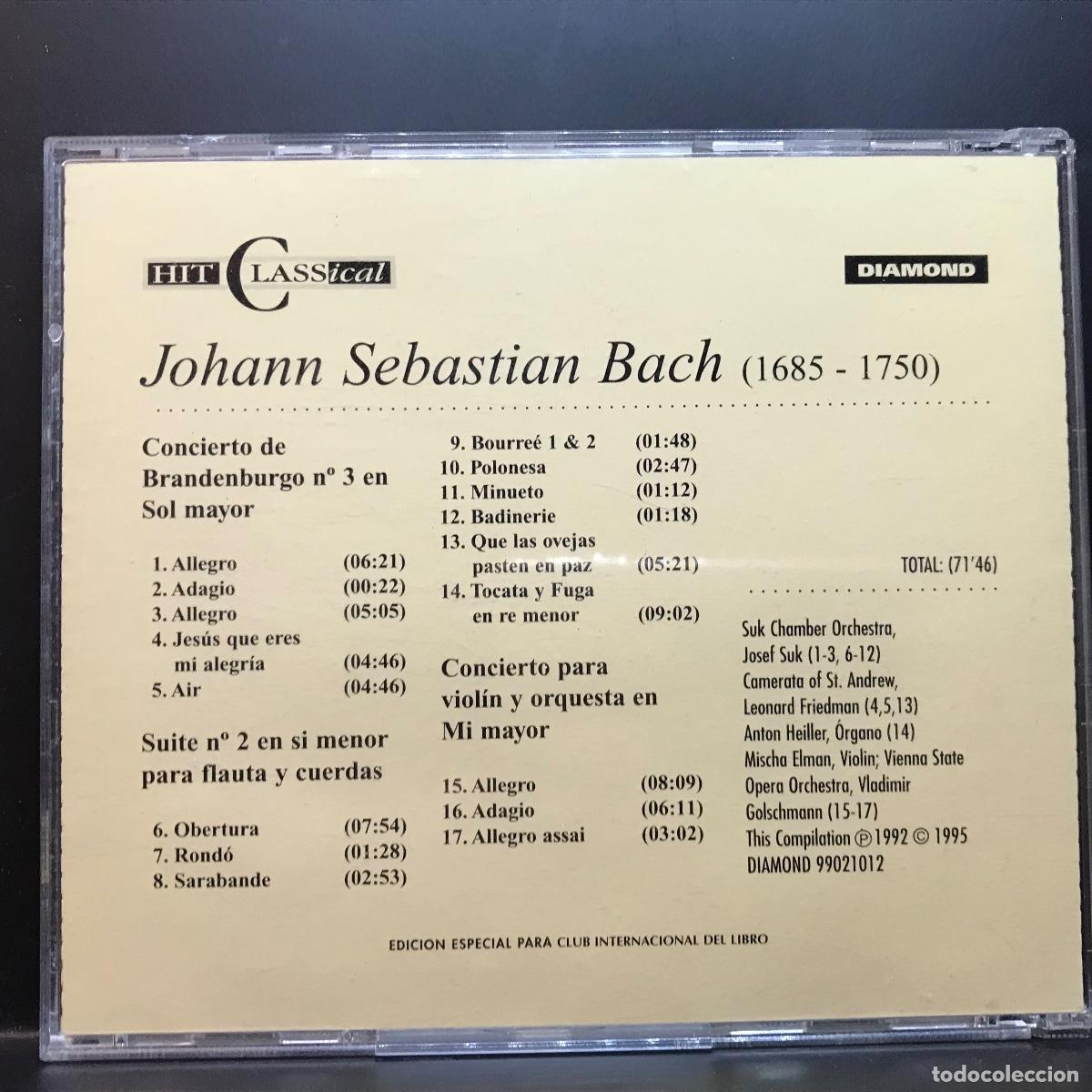CDs de m&uacute;sica: Hit Classical Collection ● Bach ● CD, Compilation - Foto 3